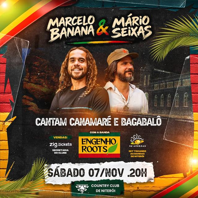 Marcelo Banana & Mário Seixas no Country club de Niterói