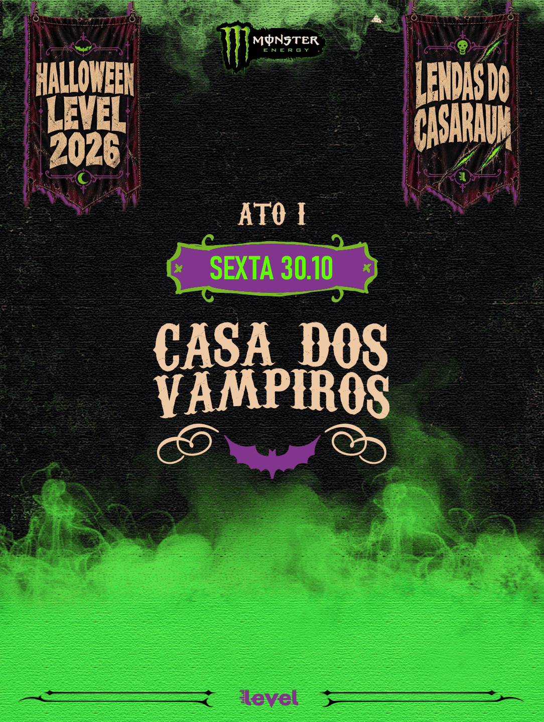 HALLOWEEN LEVEL SEXTA  | CASA DOS VAMPIROS |