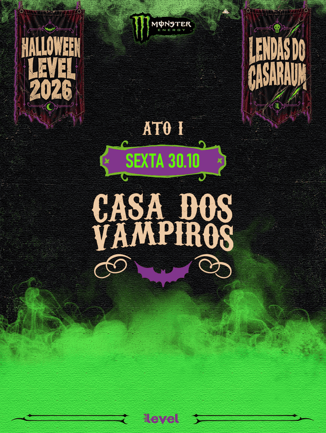 HALLOWEEN LEVEL SEXTA  | CASA DOS VAMPIROS |