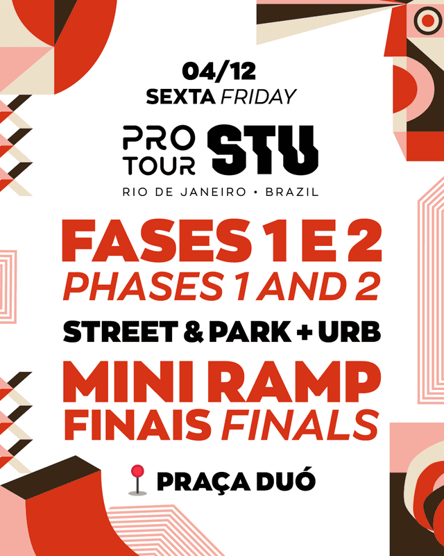 Eliminatórias Park e Street Masculino + Finais Mini Ramp + URB | Sexta-feira