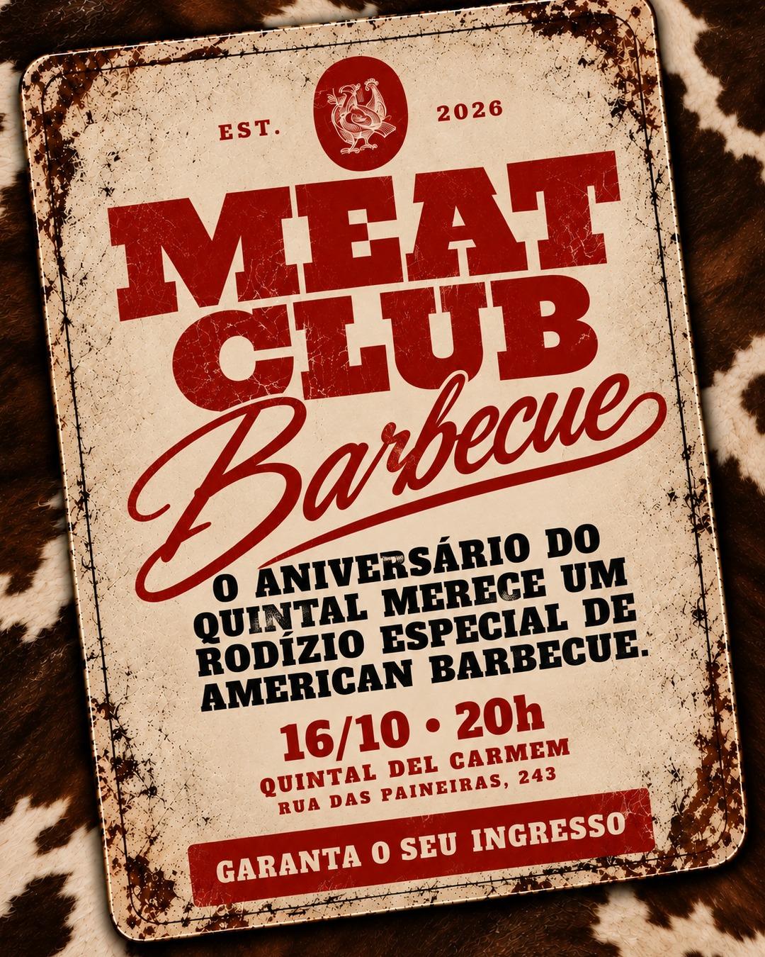MEAT CLUB BARBECUE - 16/10